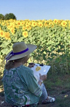 Gillian Heywood Figurative artist in the Vendee