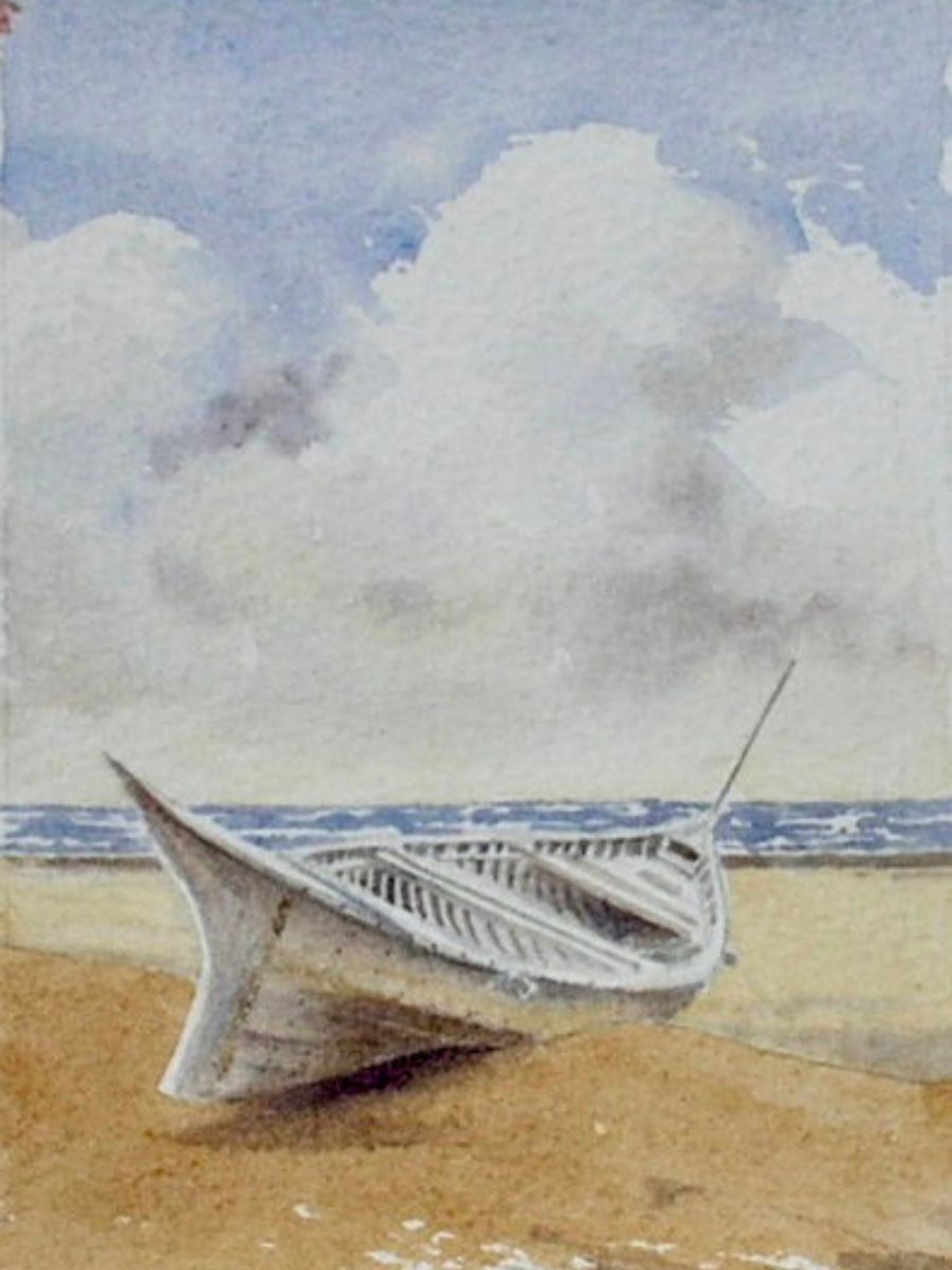 Gillian Heywood Boat on a Beach