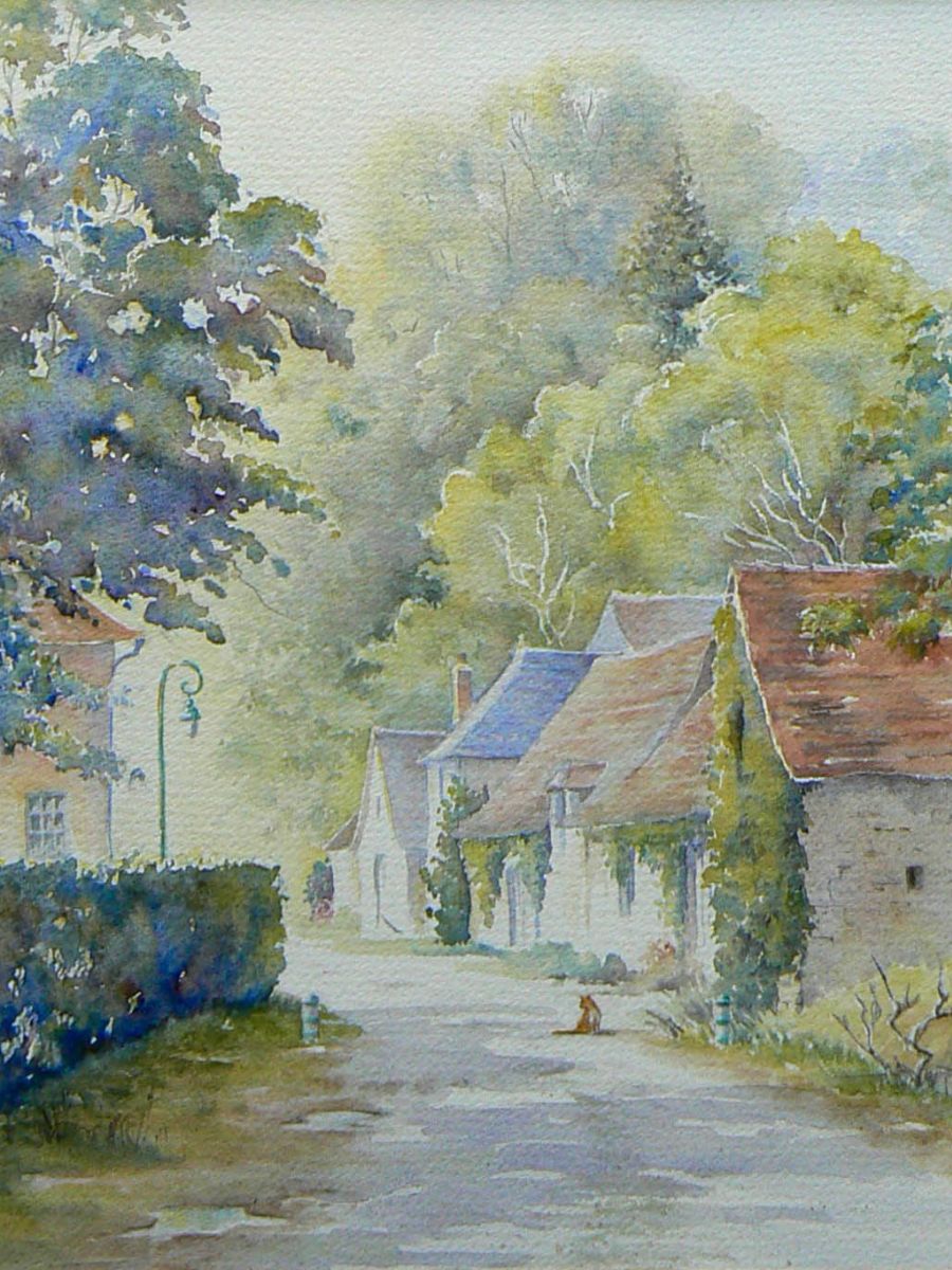 Gillian Heywood French Village Lane