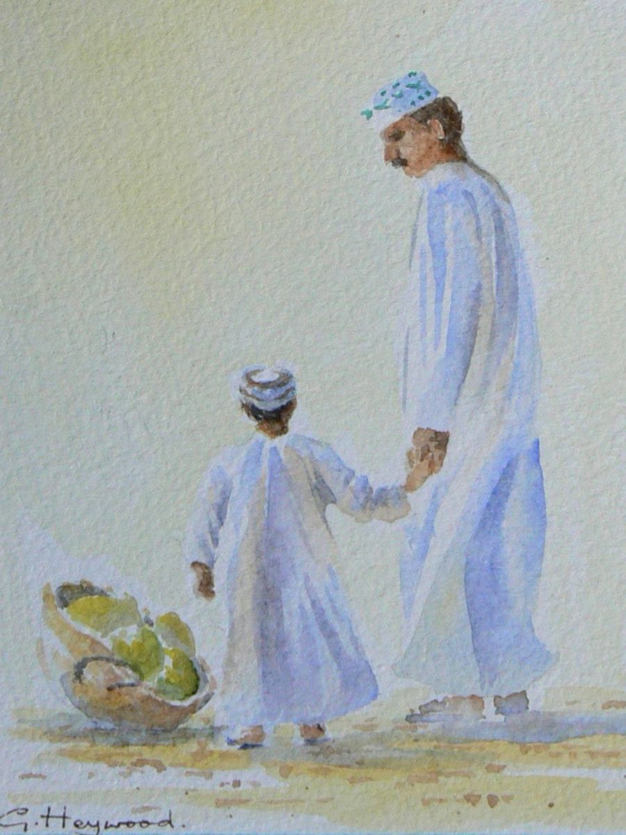 Gillian Heywood Man with Boy