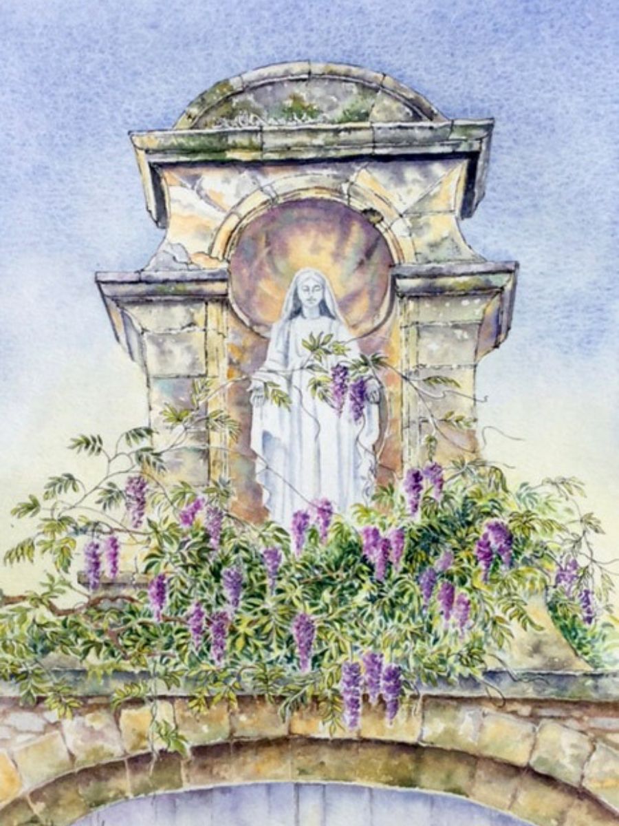 Gillian Heywood Shrine with Wisteria