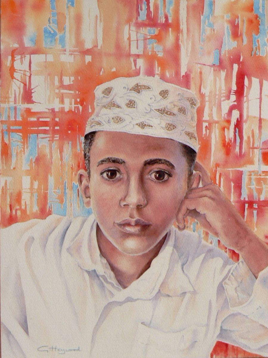 Gillian Heywood Artist - Omani Student