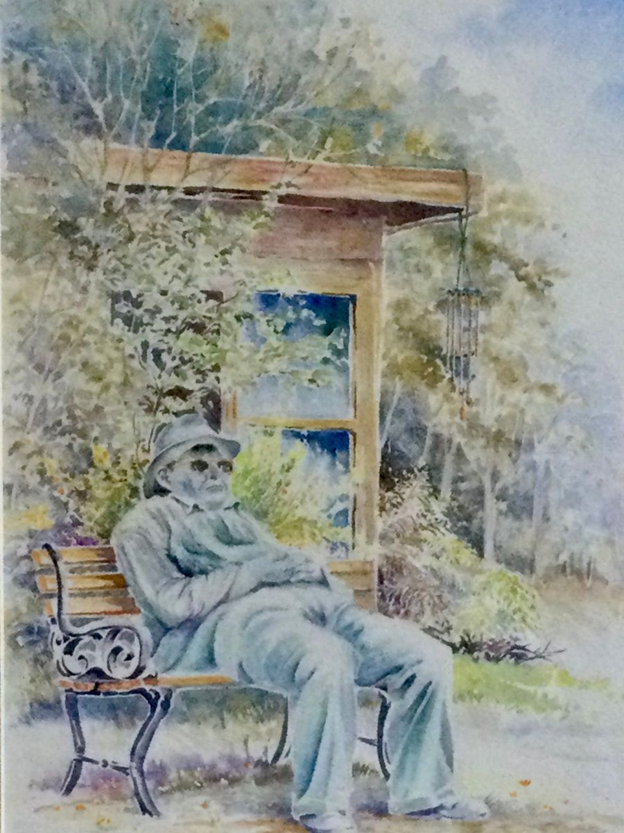 Gillian Heywood Artist - Resin Granddad