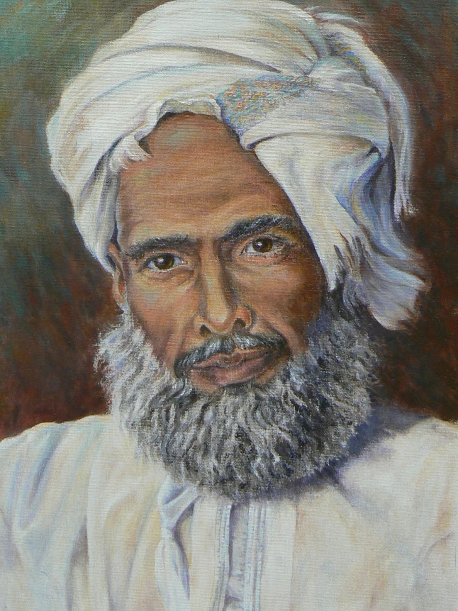 Gillian Heywood Artist - Omani Gentleman