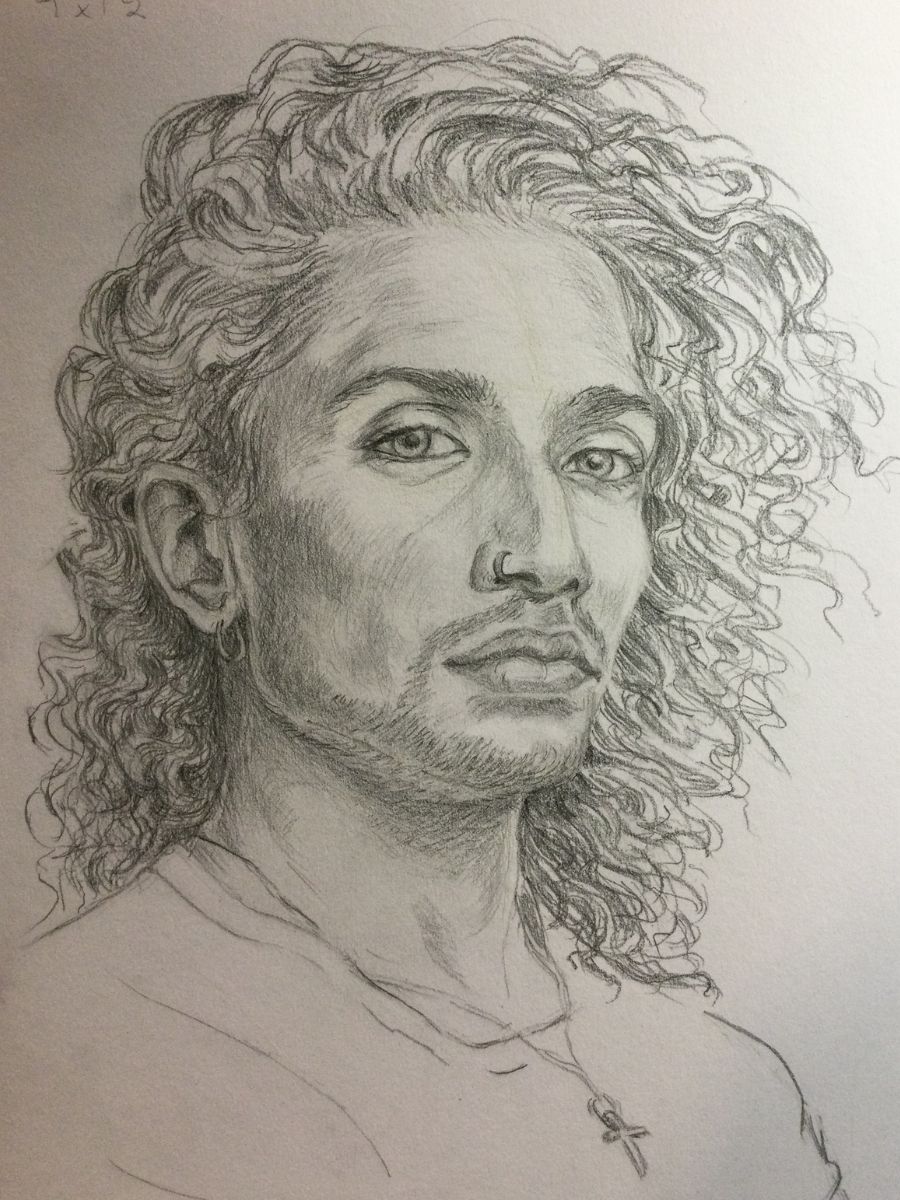 Gillian Heywood Artist - Portrait Sketch